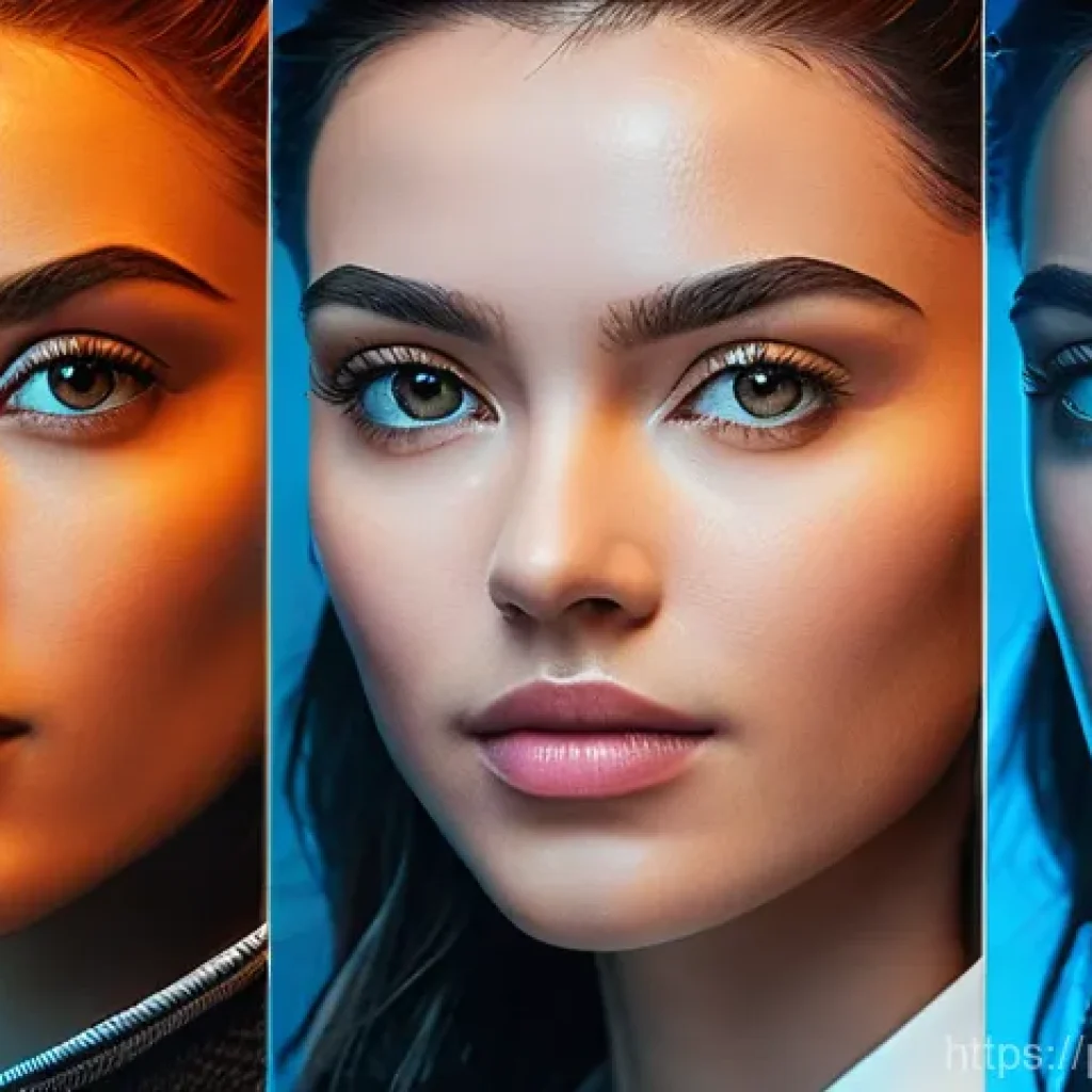 인증 기술의 동향과 미래 예측 - Here are three detailed image prompts in English, designed to be appropriate for a 15+ audience and ...