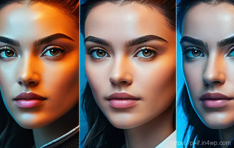 인증 기술의 동향과 미래 예측 - Here are three detailed image prompts in English, designed to be appropriate for a 15+ audience and ...