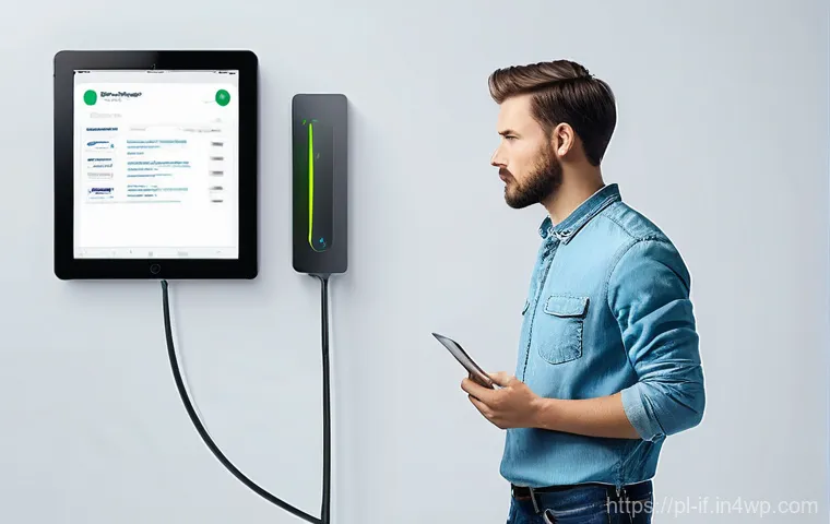 포스트 패스워드 시대에 대한 경각심 - **Prompt 1: From Password Panic to Passkey Peace**
    A split-screen image, with the left side depi...